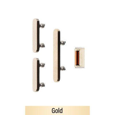 Power & Volume Button Set for iPhone 14 Pro / 14 Pro Max-Gold Power & Volume Button Set for iPhone 14 Pro / 14 Pro Max-Gold